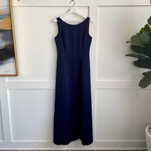 Alex Evenings | Sleeveless Vintage Dress | Navy 8